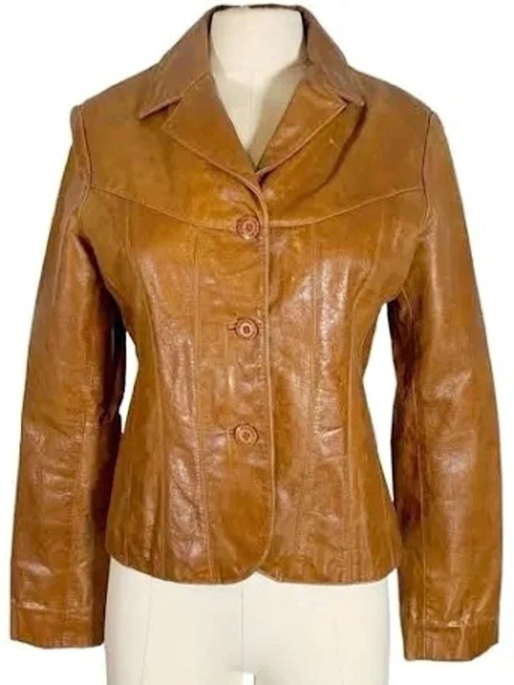 Wilson Leather Jacket Brown Large